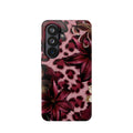 Midnight Bloom Leopard Magnetic Phone Case | MagSafe Compatible Shockproof Protective Cover