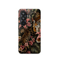 Magnetic Impact-Resistant Phone Case — Tropical Jungle Leopard & Tiger Floral Design