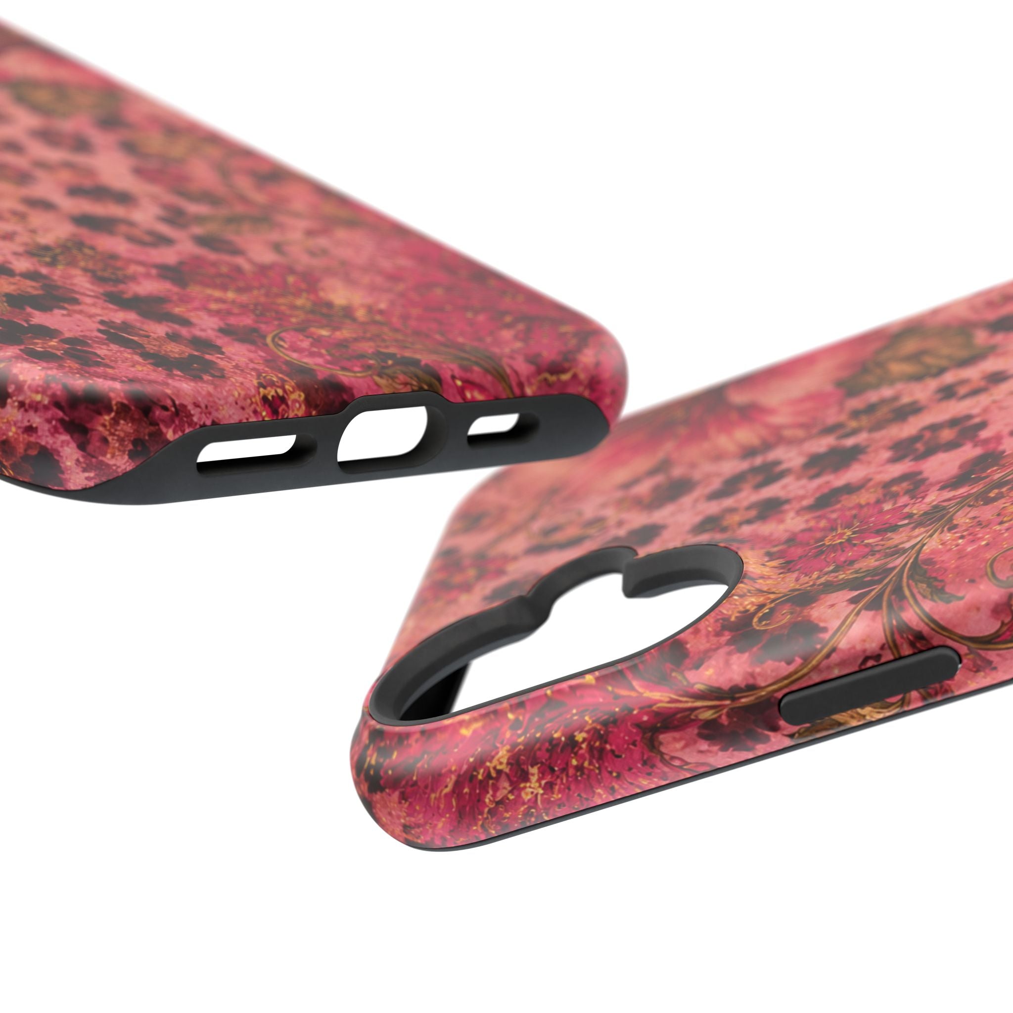 Floral Vintage Rose Magnetic Impact-Resistant Phone Case
