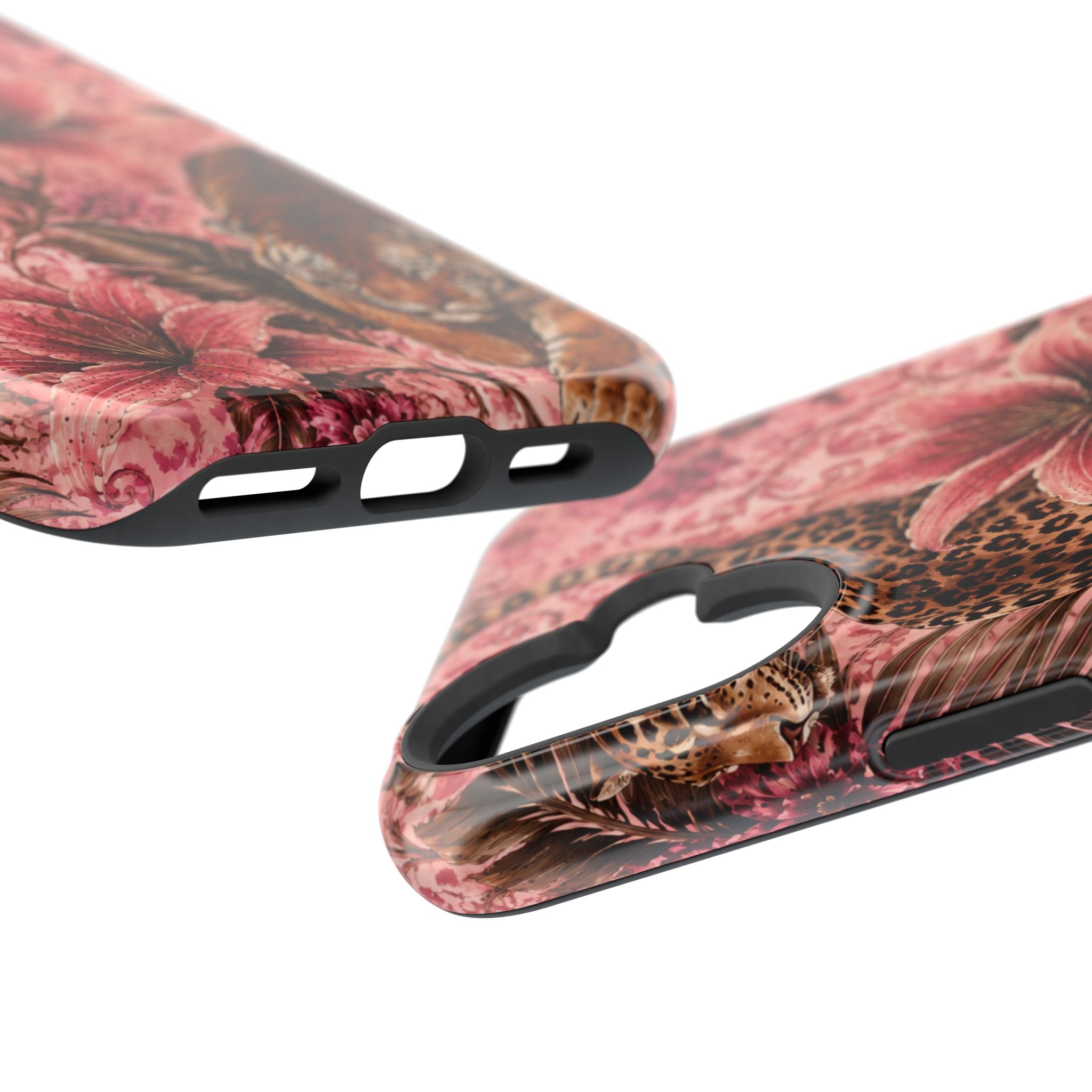 Floral Tiger Magnetic Phone Case — Impact-Resistant Stylish Protection