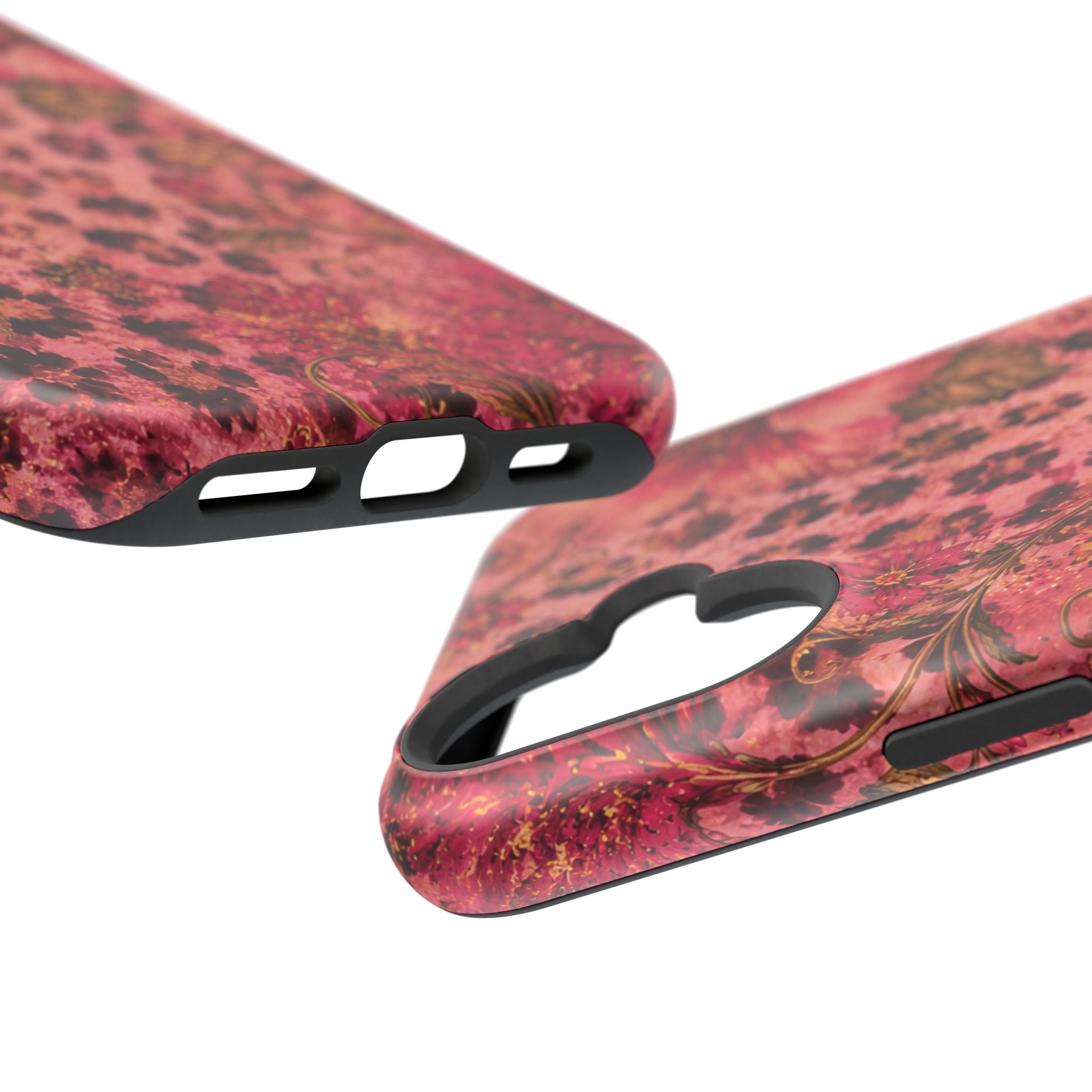 Floral Vintage Rose Magnetic Impact-Resistant Phone Case