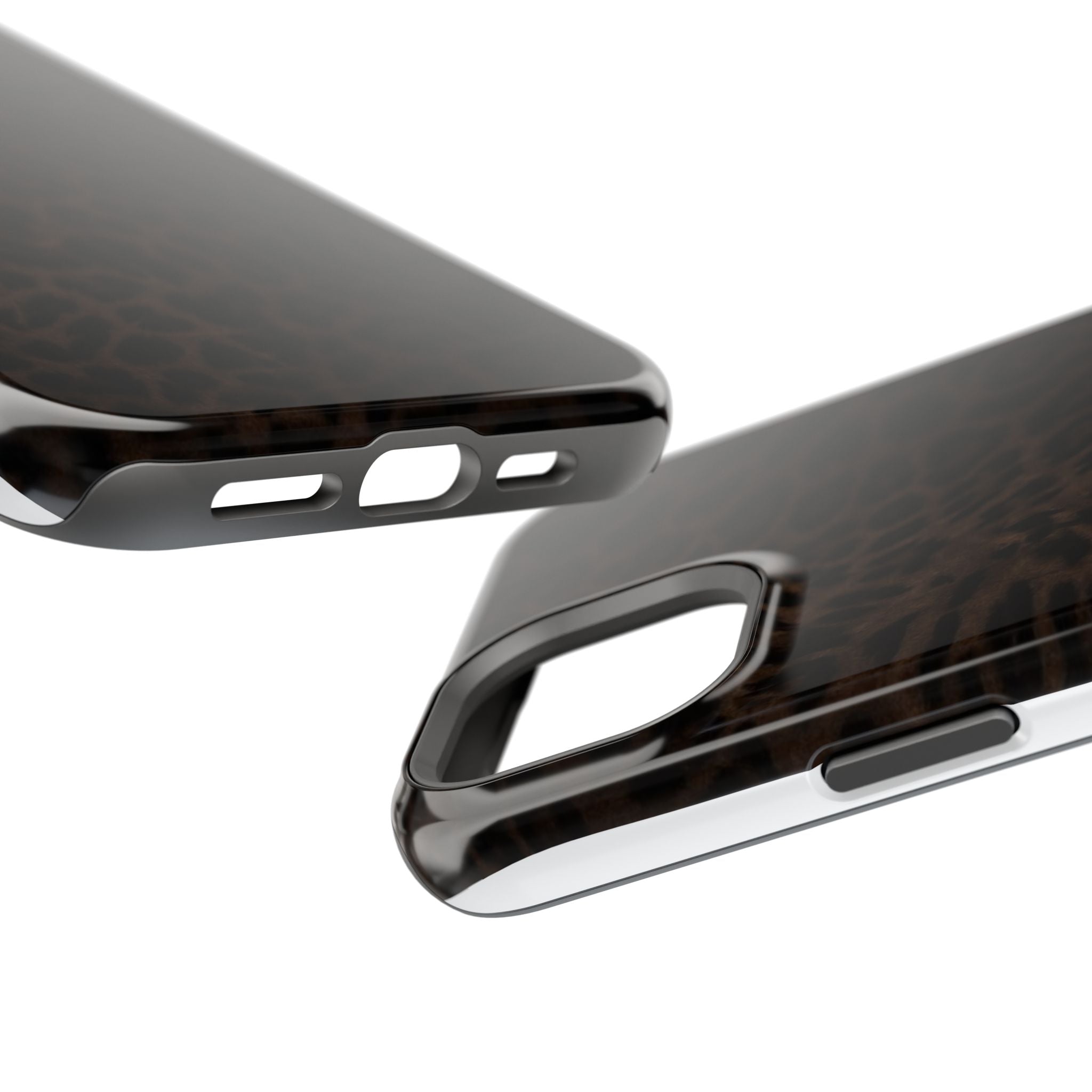 Leopard Print Magnetic Impact Phone Case — Shockproof Magnetic iPhone Cover
