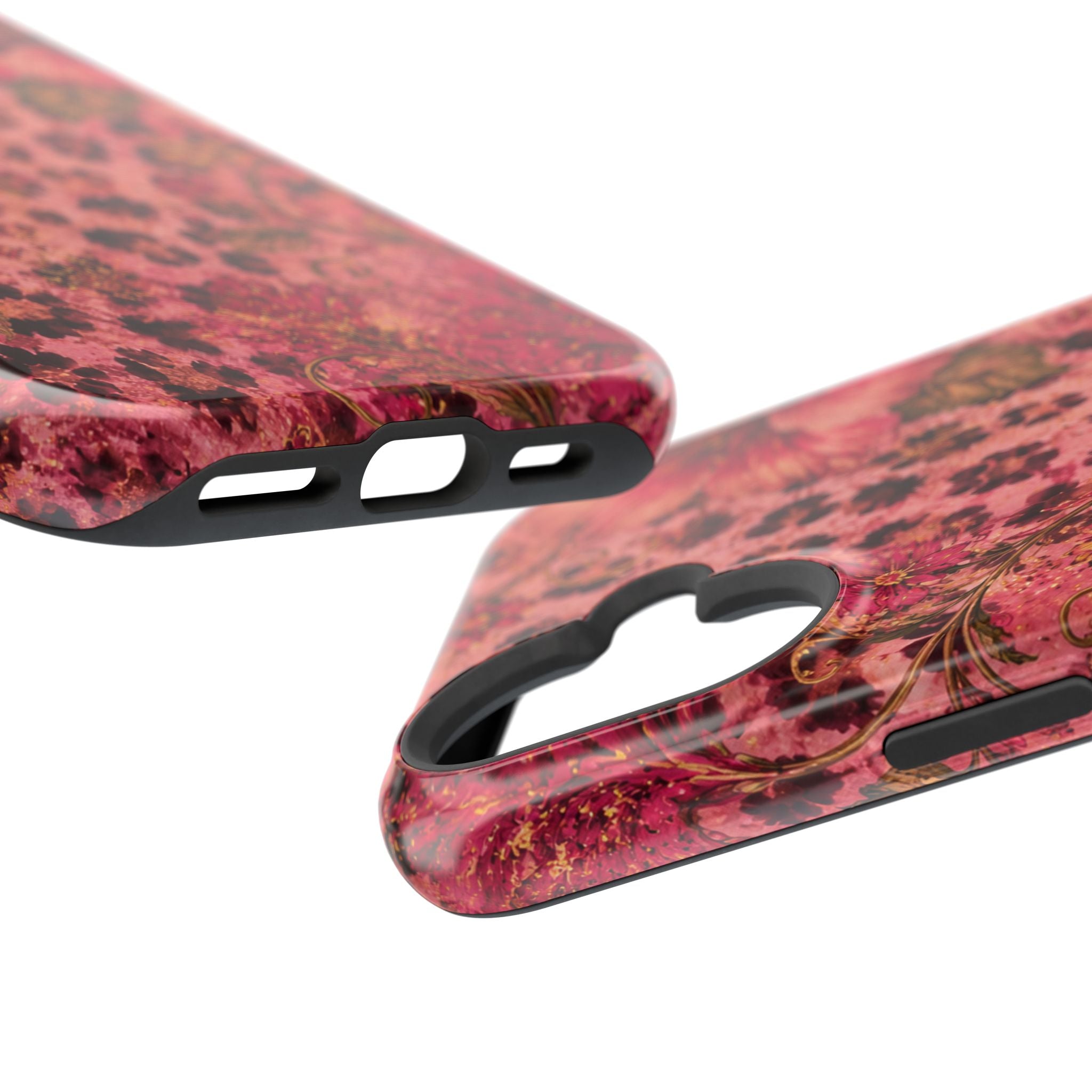 Floral Vintage Rose Magnetic Impact-Resistant Phone Case