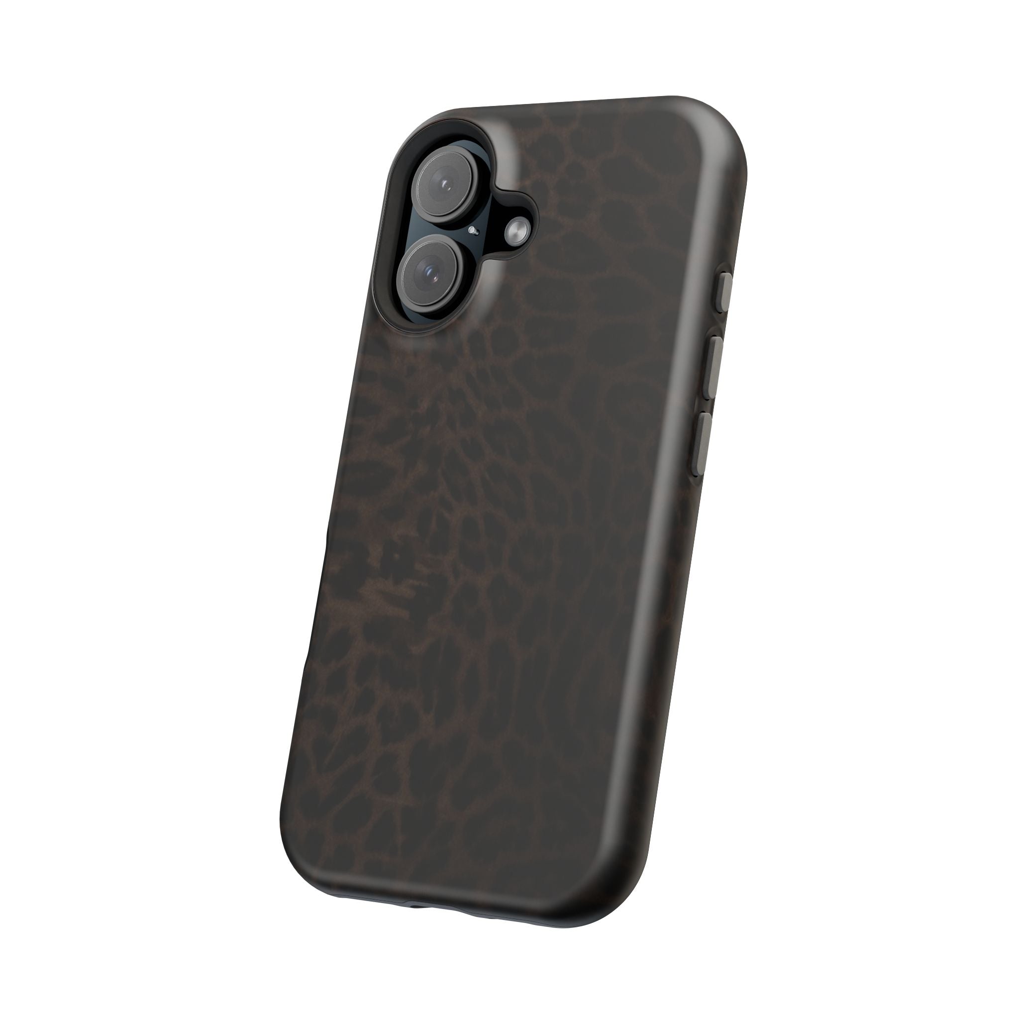 Leopard Print Magnetic Impact Phone Case — Shockproof Magnetic iPhone Cover