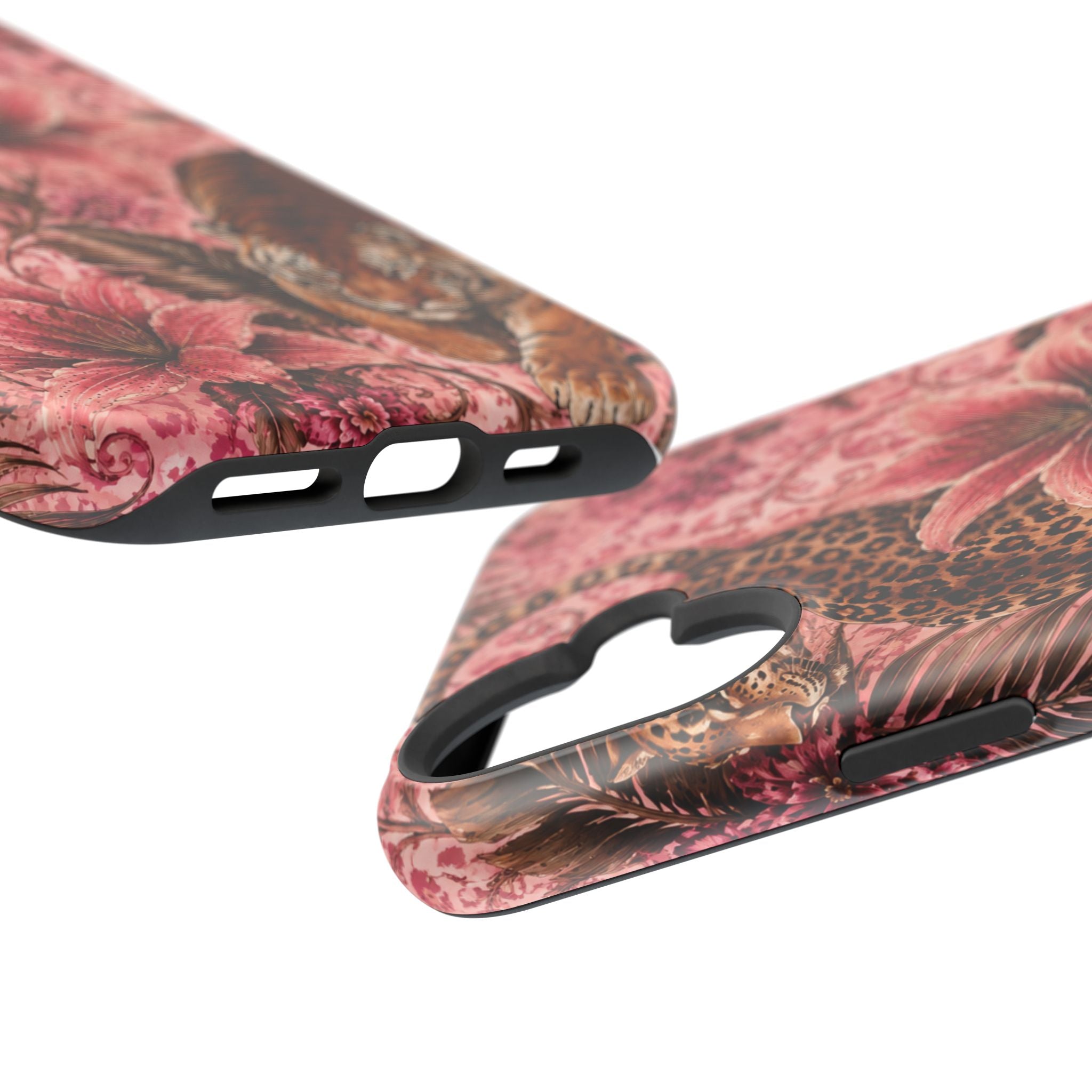 Floral Tiger Magnetic Phone Case — Impact-Resistant Stylish Protection