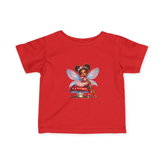 Fairy Mushroom Infant Tee | Whimsical Fairycore Baby Shirt