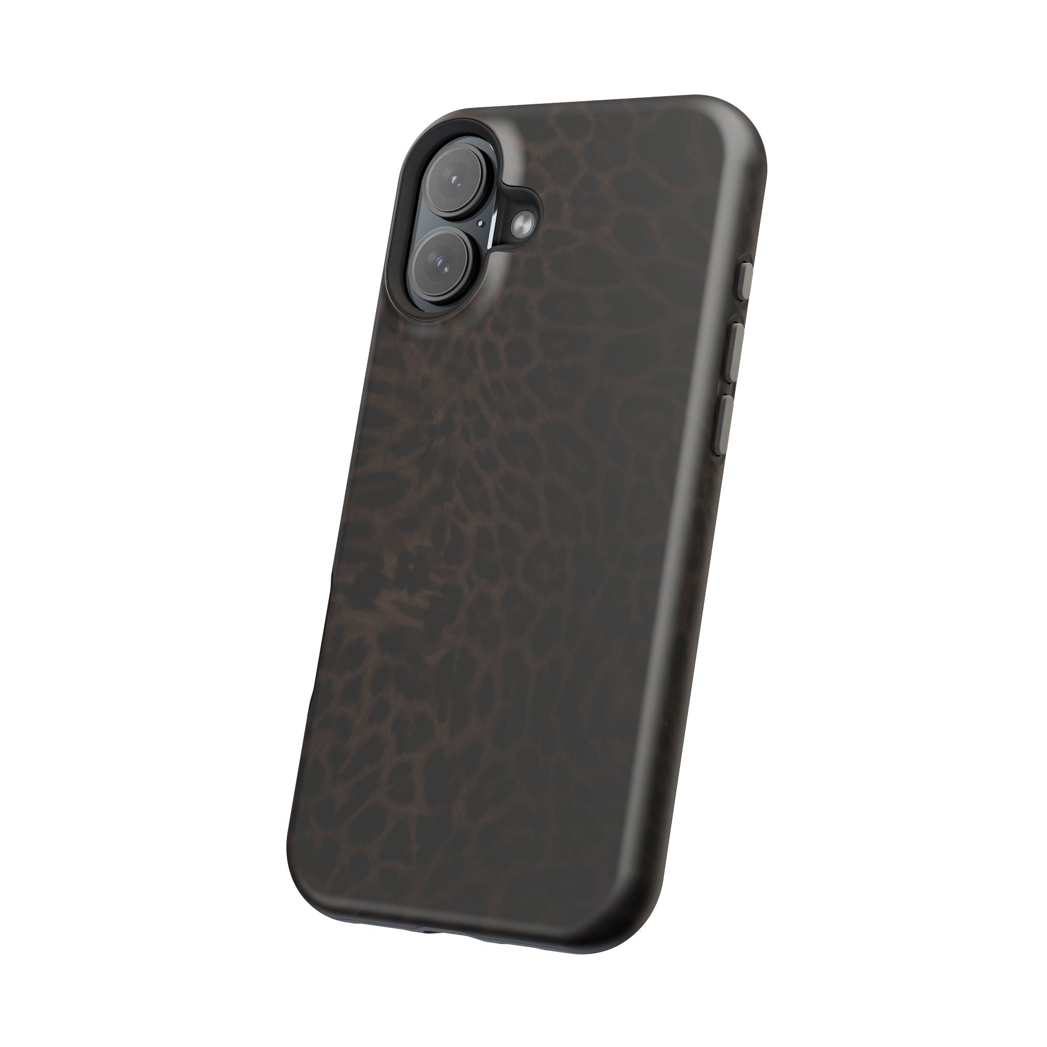 Leopard Print Magnetic Impact Phone Case — Shockproof Magnetic iPhone Cover