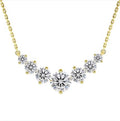 925 Sterling Silver Heart Moissanite Necklace | THE VVS | - VAEL