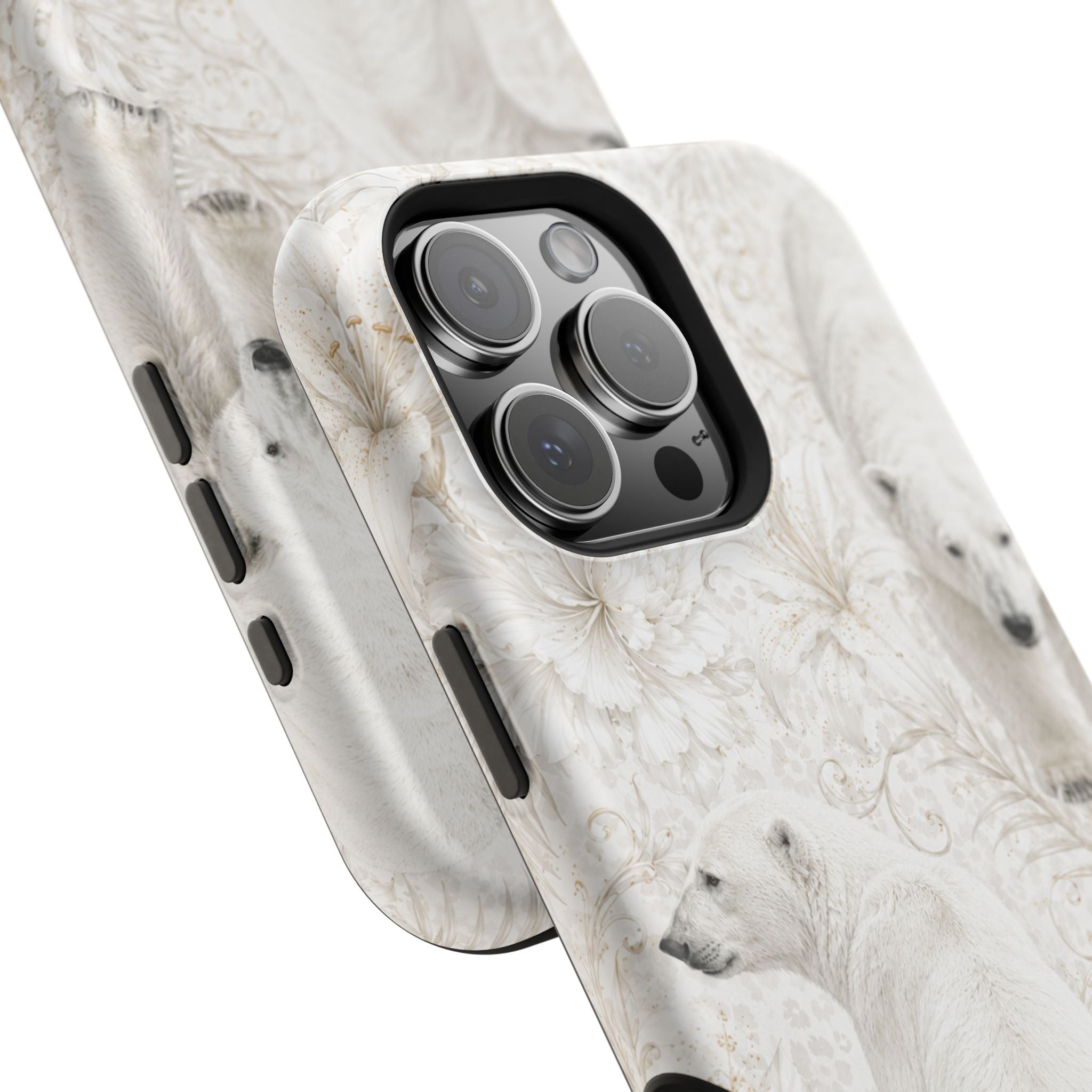 Polar Bear Pattern Magnetic Phone Case | MagSafe Compatible Shockproof Protective Cover