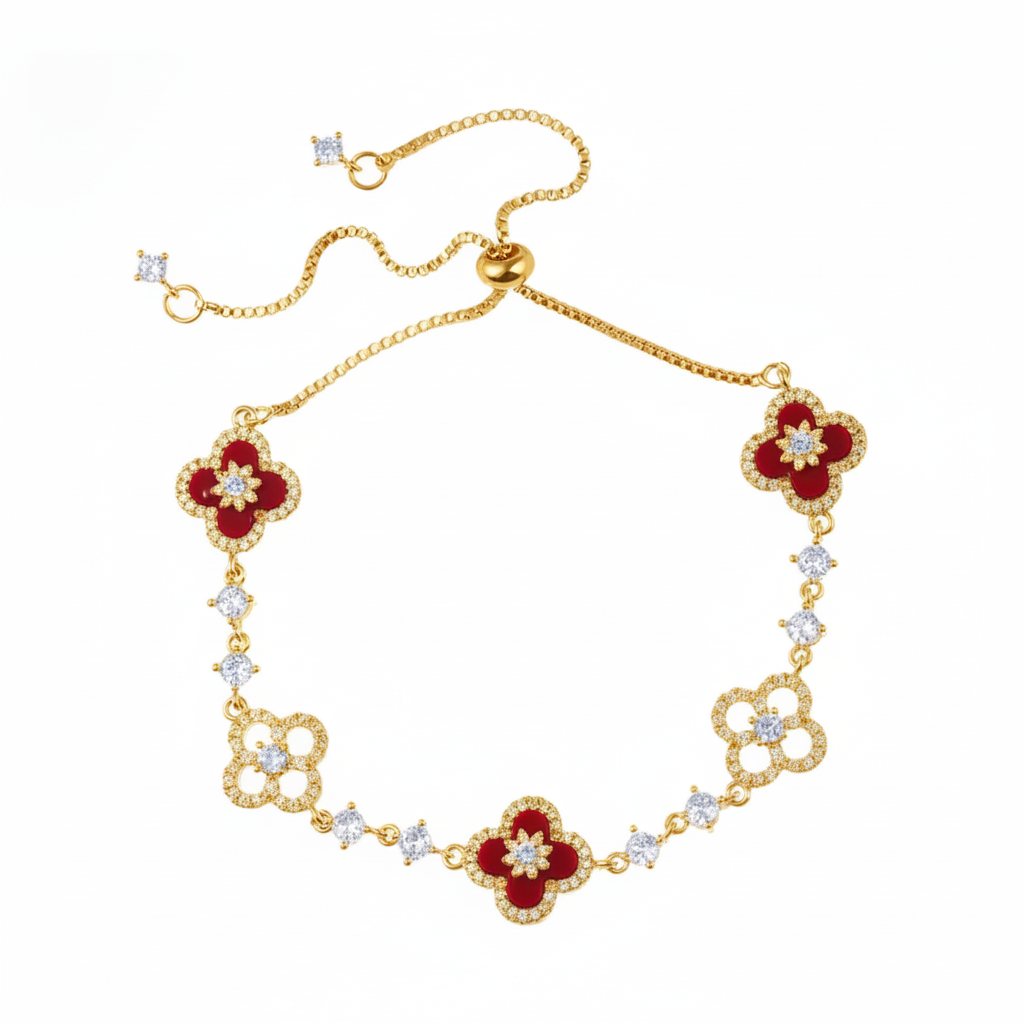 The Royale Clover | 18K Gold Bracelet by VAEL