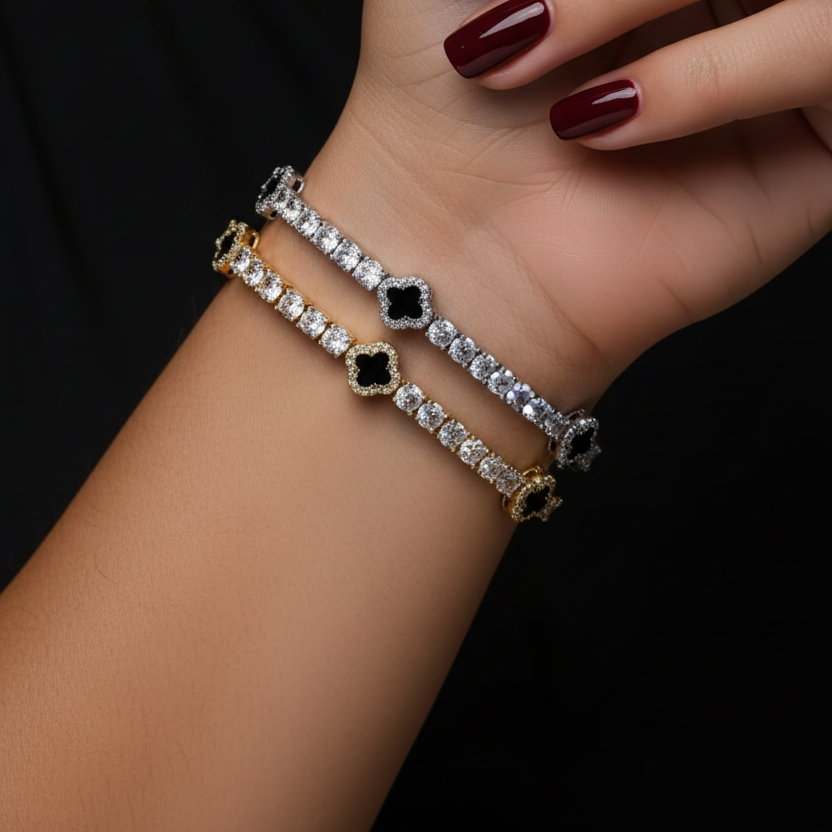The Black Clover | Stainless Steel Bracelet by VAEL