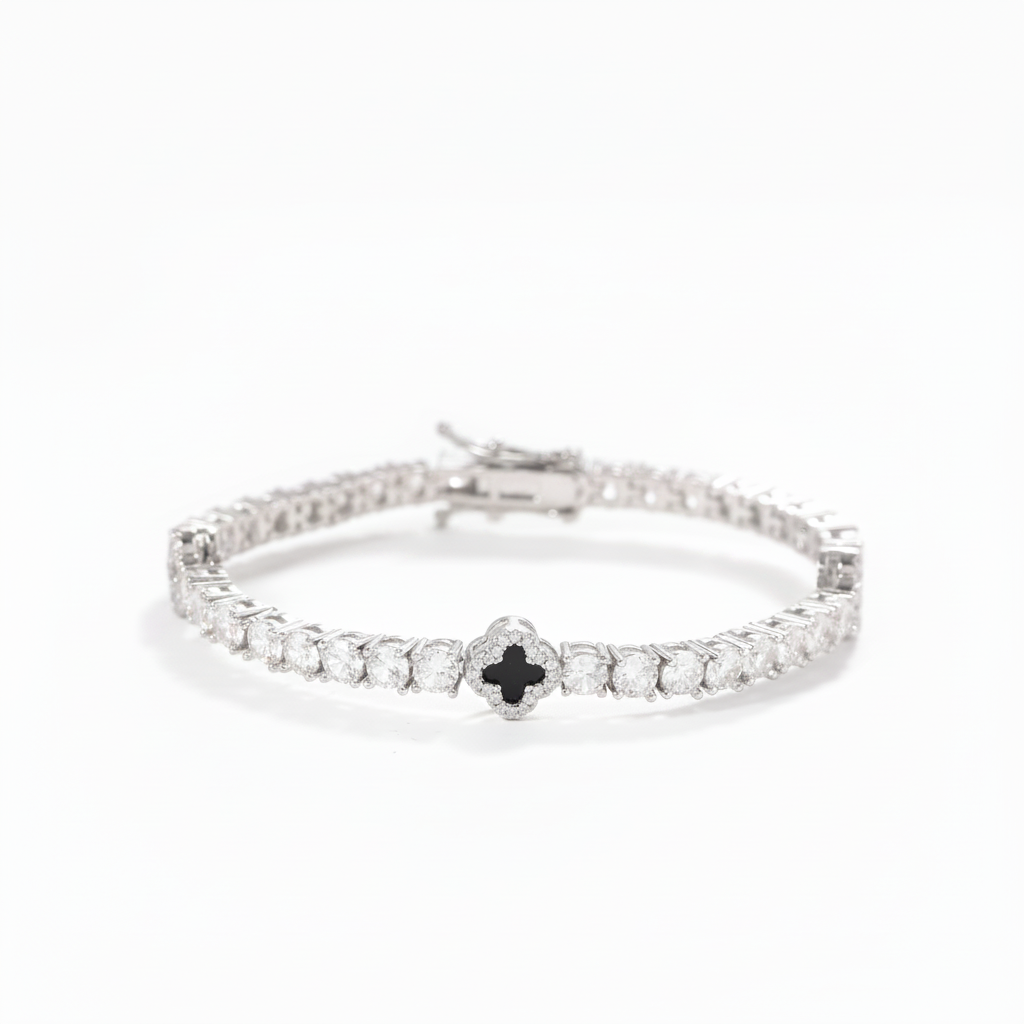 The Black Clover | Stainless Steel Bracelet by VAEL