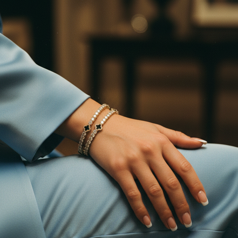The Black Clover | Stainless Steel Bracelet by VAEL